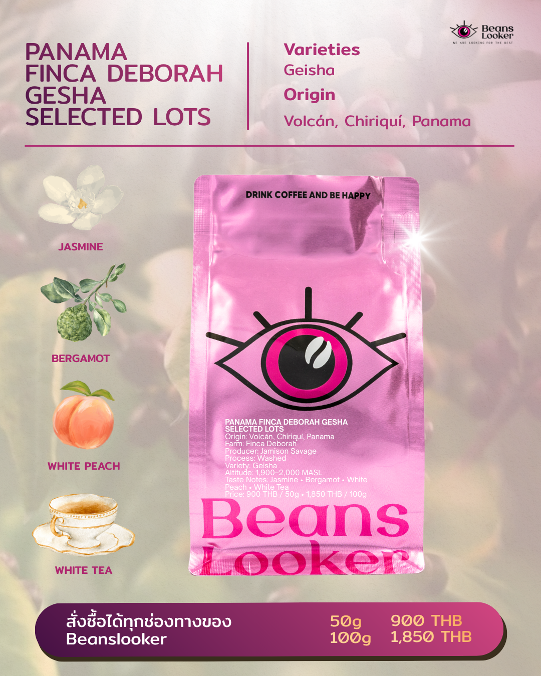 PANAMA FINCA DEBORAH GESHA SELECTED LOTS