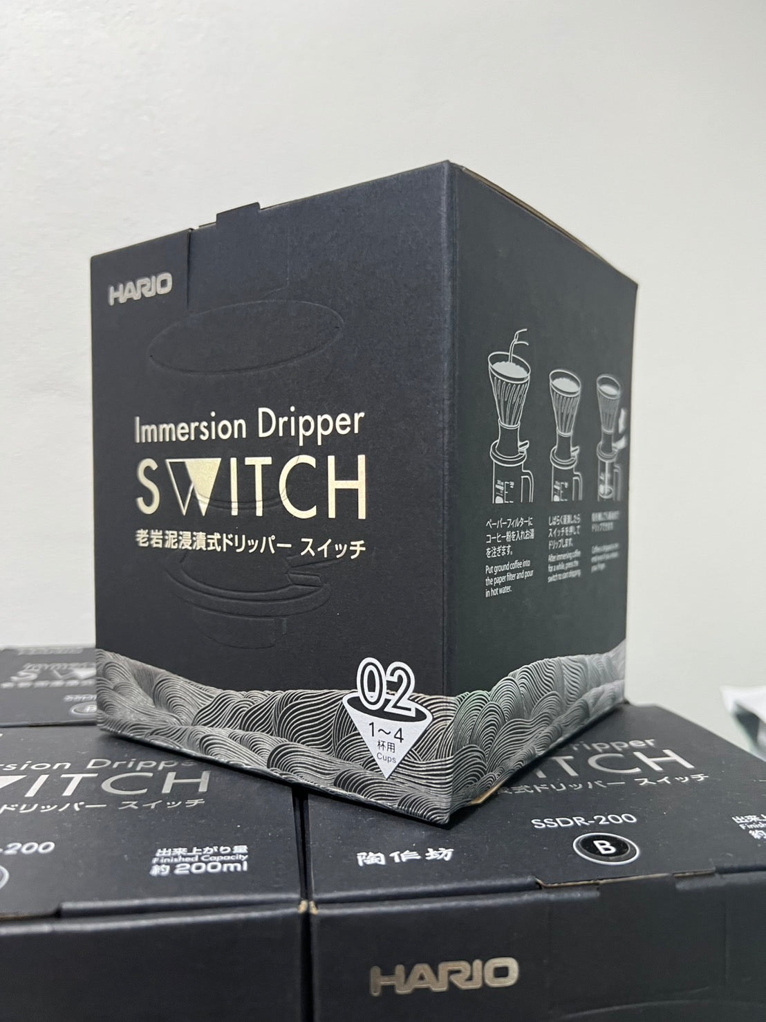 HARIO x LIN'S CERAMICS STUDIO x Aurli – Switch PURION Coffee Dripper Size 02