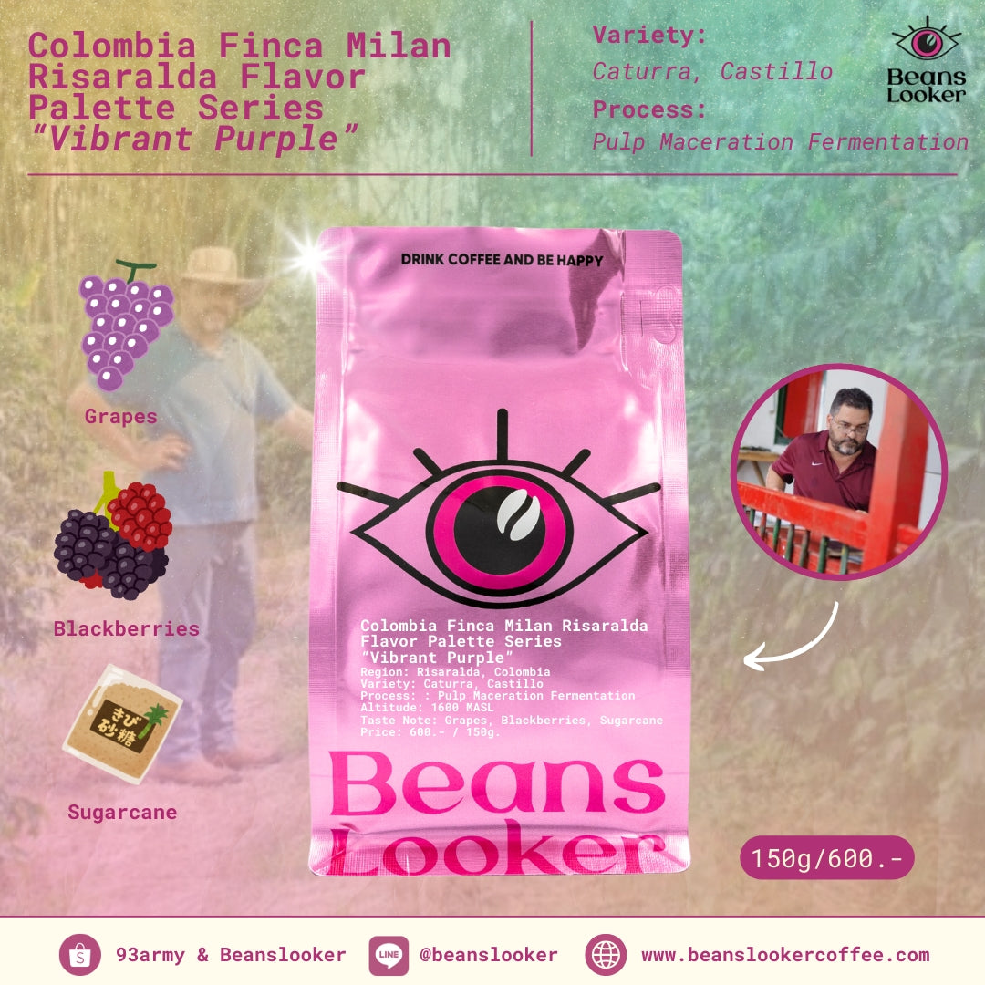 Colombia Finca Milán – Flavor Palette Series “Vibrant Purple”